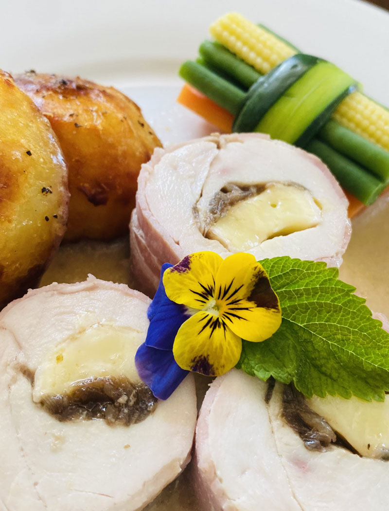 Wedding Catering Main Course Chicken Ballotine Feature Image